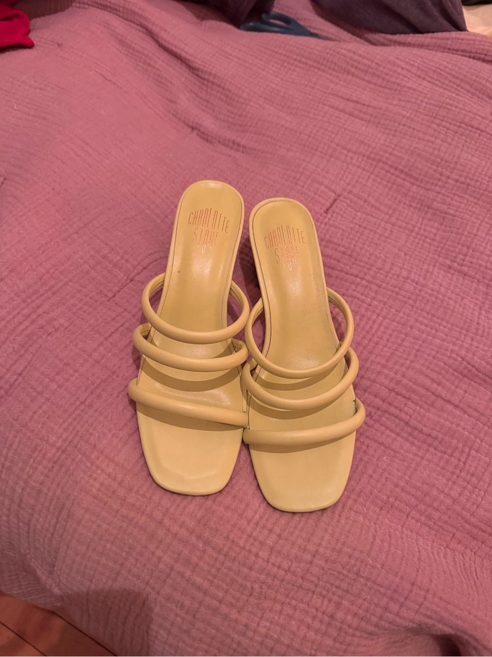 Charlotte stone heels